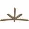 Ekena Millwork Alberta Rough Sawn Timber Gable Bracket, Douglas Fir, 60"W x 38"H x 2"D x 4"F, 15/12 Pitch GBW060X38X0204ALB00RDF - alternate 5